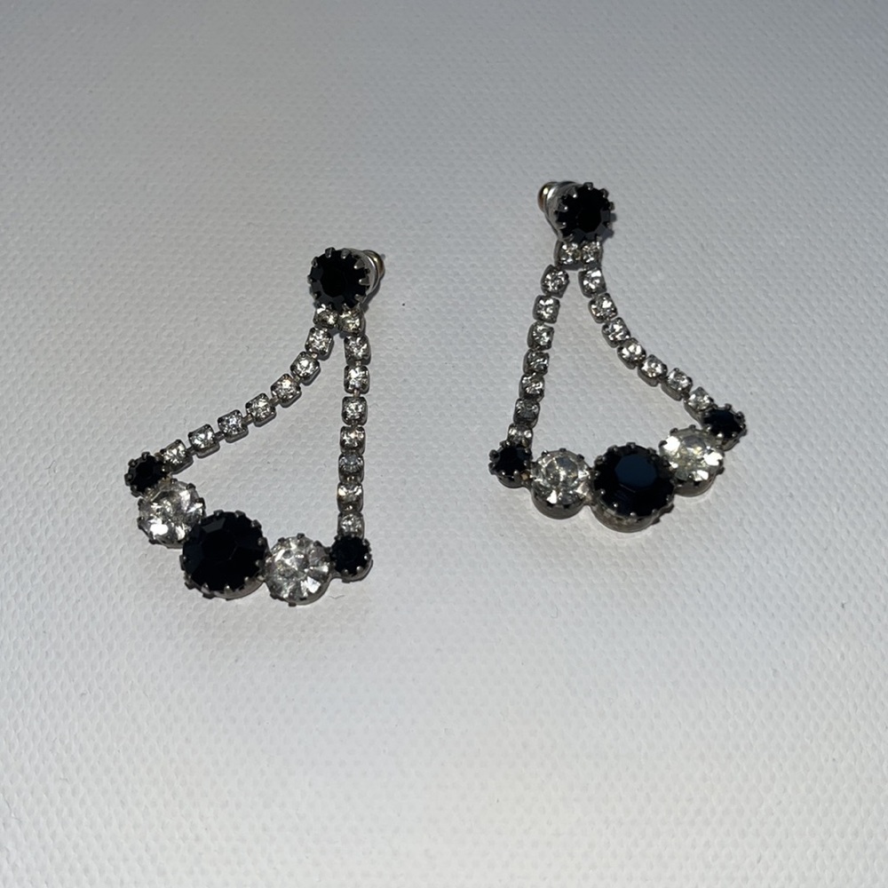 Vintage crystal earrings